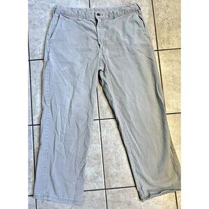 Workrite FR Pants Mens 36x30 Beige Khaki Chino Straight Leg Work ARC Rating 12.4